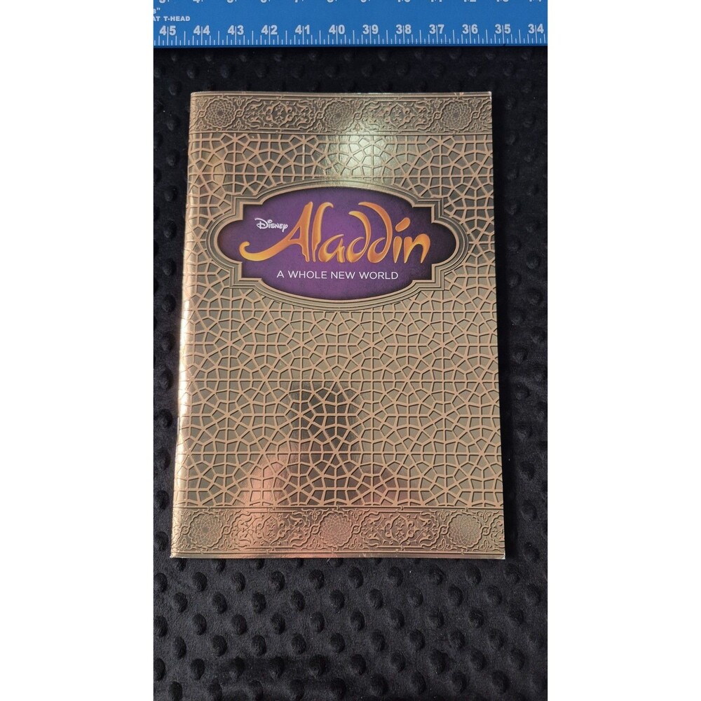 2019 DISNEY ALADDIN  A WHOLE NEW WORLD New York Broadway Play Souvenir Program